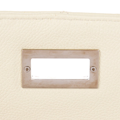 Chanel Caviar Pocket In The City Flap Ivory 8 of 11