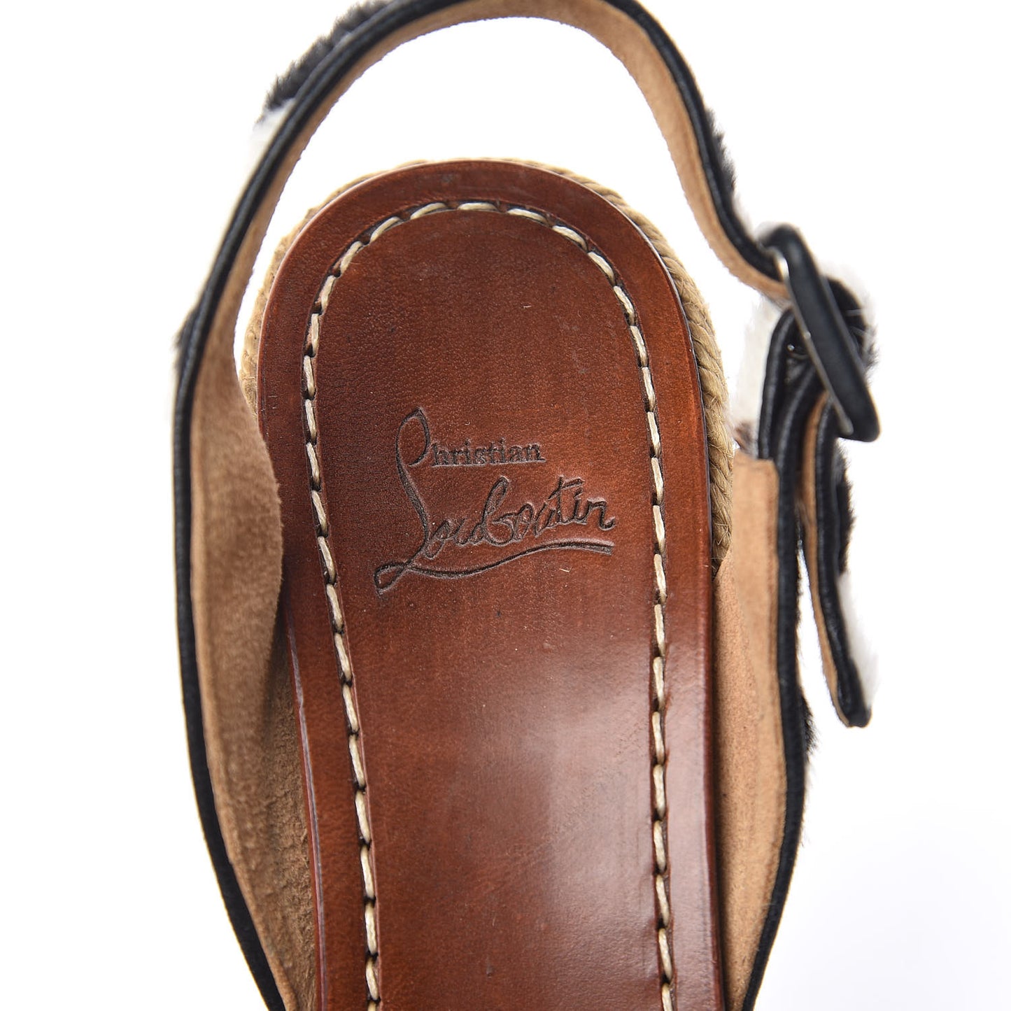 Pony Hair Tigresse 140 Espadrille Wedges 35