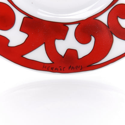 Hermes Porcelain Balcon du Guadalquivir Tea Cup and Saucer Set of 2 6 of 9