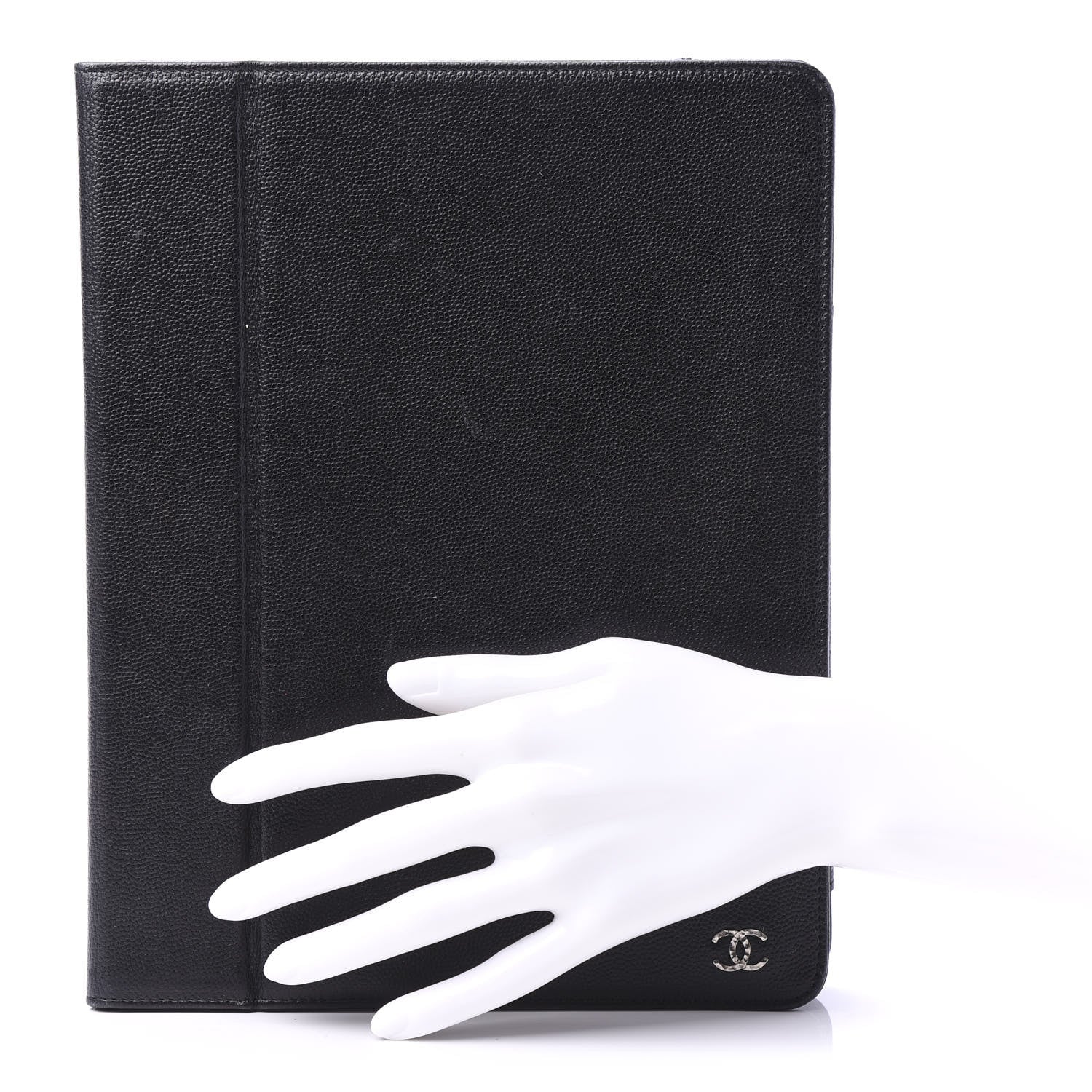 Chanel Caviar Sevruga iPad Case Black 2 of 9