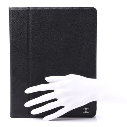 Chanel Caviar Sevruga iPad Case Black 2 of 9