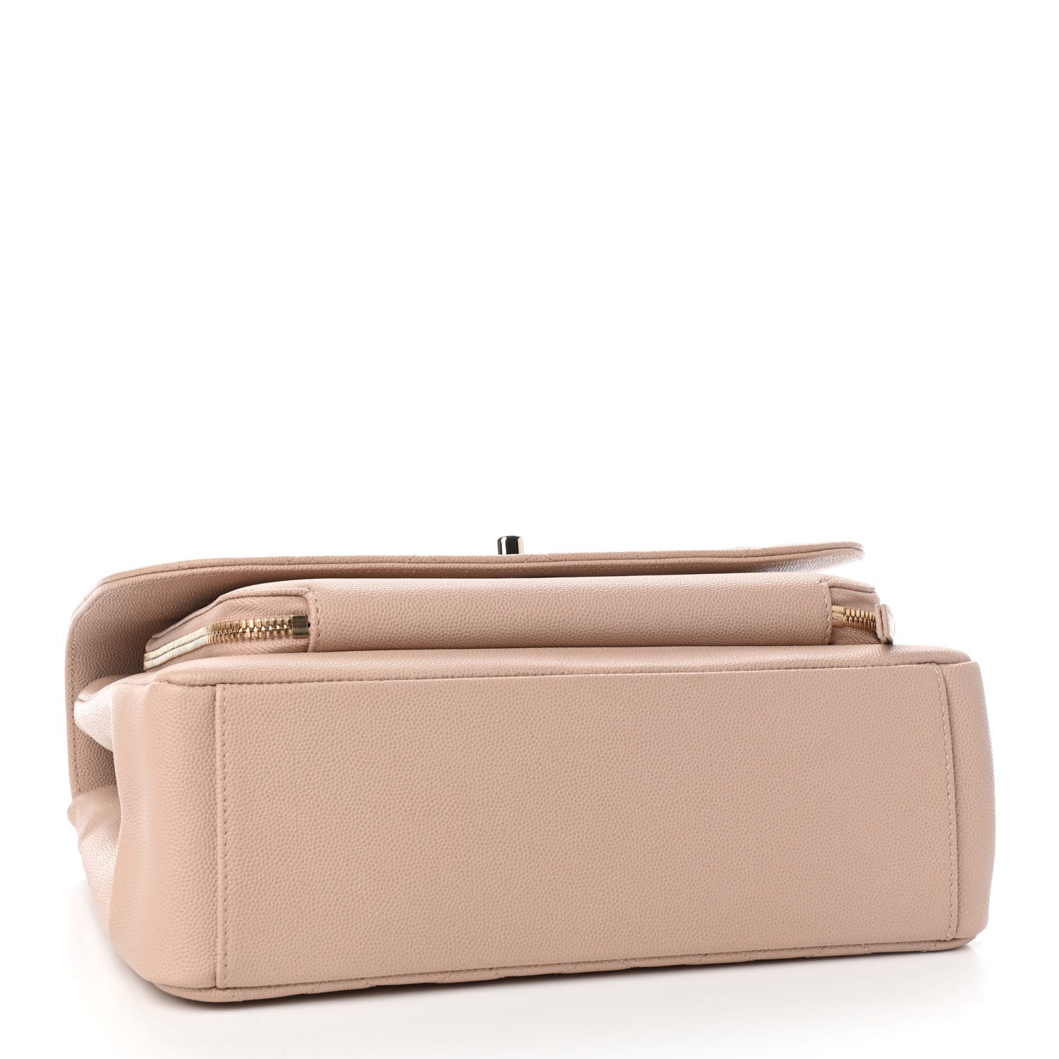 Chanel Caviar Quilted Large Business Affinity Flap Beige 4 of 9