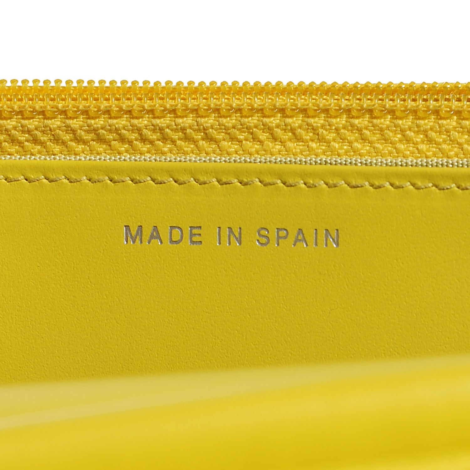 Chanel Caviar Timeless CC Wallet On Chain WOC Yellow 8 of 9