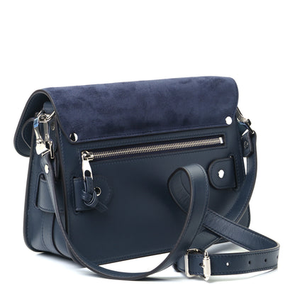 Proenza Schouler Suede Calfskin Mini PS11 Classic Shoulder Bag Dark Navy 2 of 5