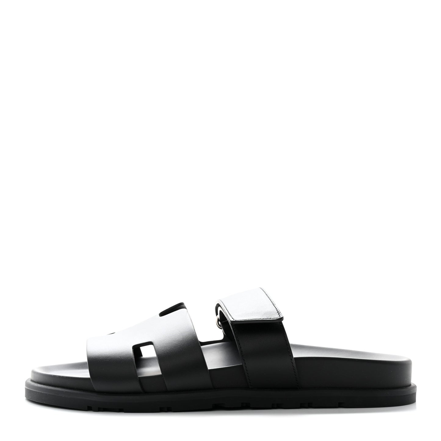Calfskin Mens Chypre Sandals 41.5 Black