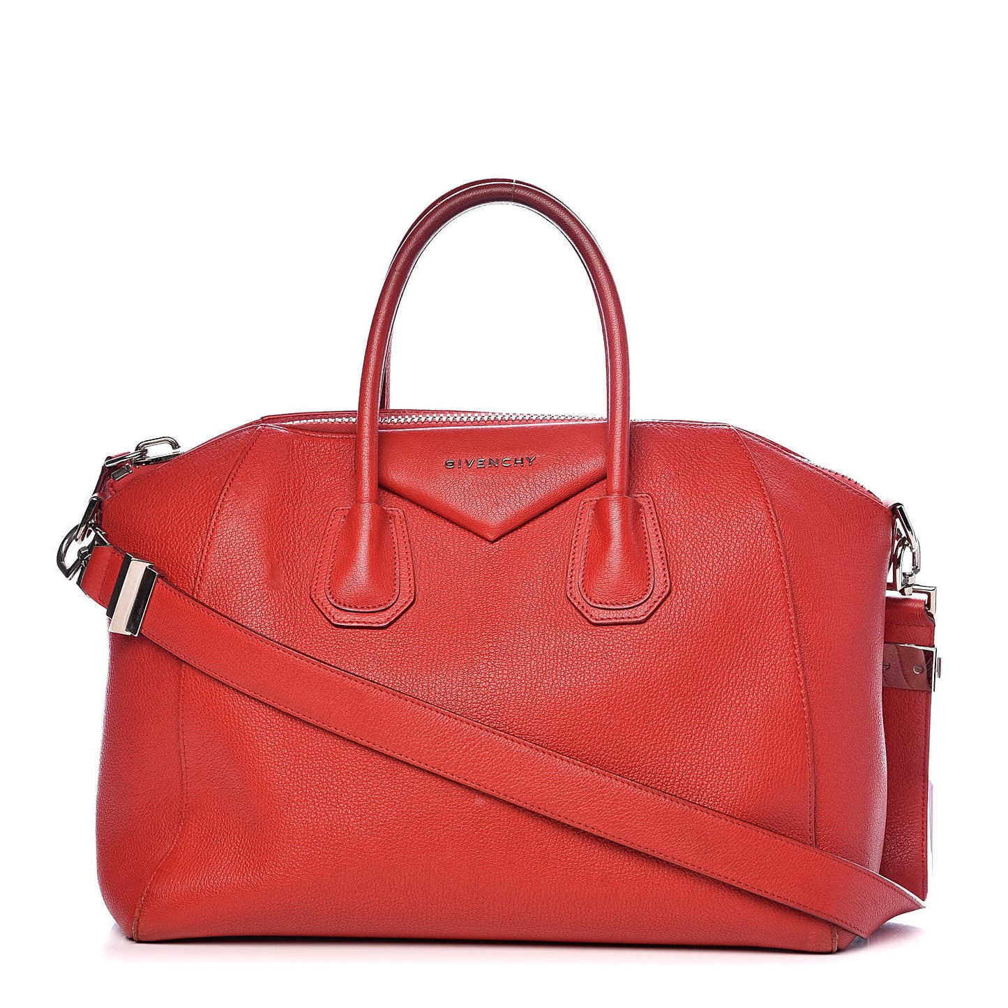 Sugar Goatskin Medium Antigona Red