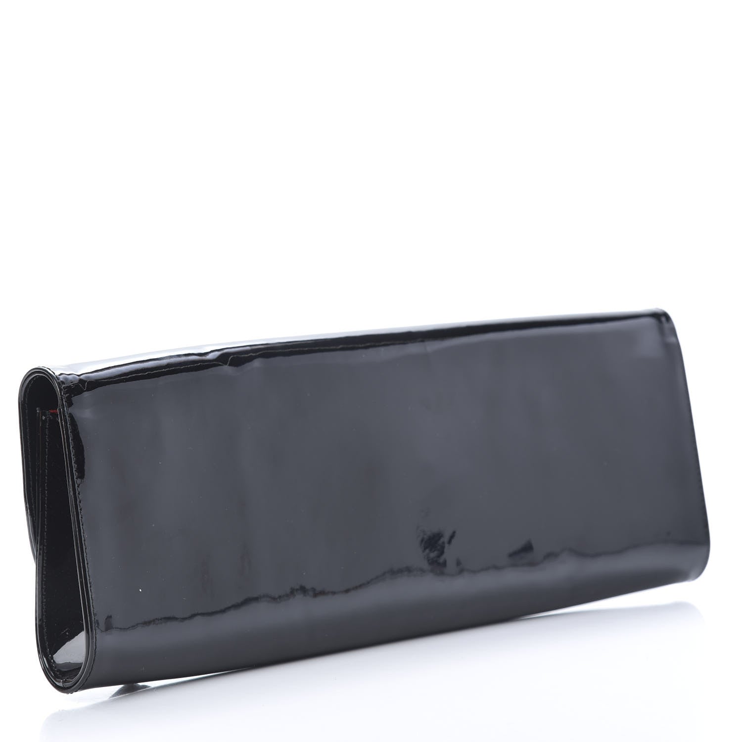 Christian Louboutin Patent Pigalle Clutch Black 3 of 9
