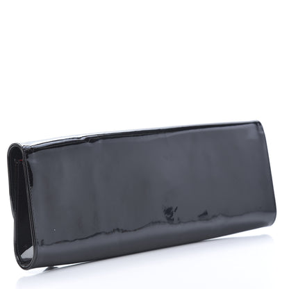 Christian Louboutin Patent Pigalle Clutch Black 3 of 9