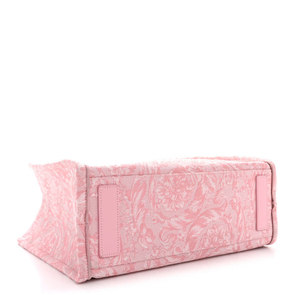 Versace Jacquard Barocco Print Medium Athena Tote Pink 4 of 10
