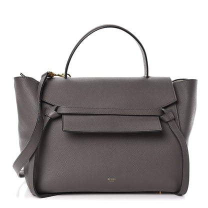 Celine Grained Calfskin Mini Belt Bag Grey 1 of 10