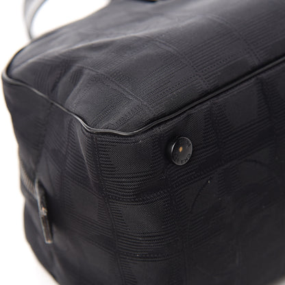 Chanel Nylon Travel Bowler Black 13 of 15