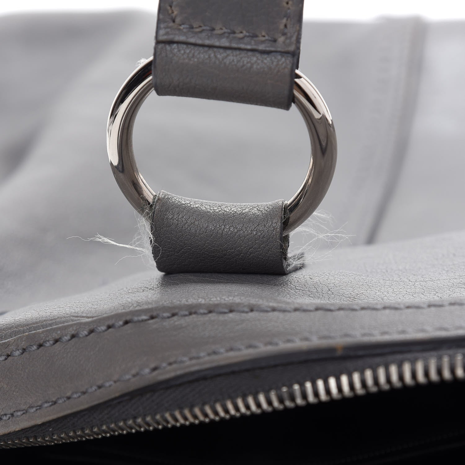 Saint Laurent Calfskin Oversized Muse Gray 11 of 11