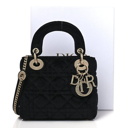 Christian Dior Velvet Mini Lady Dior Black 11 of 11
