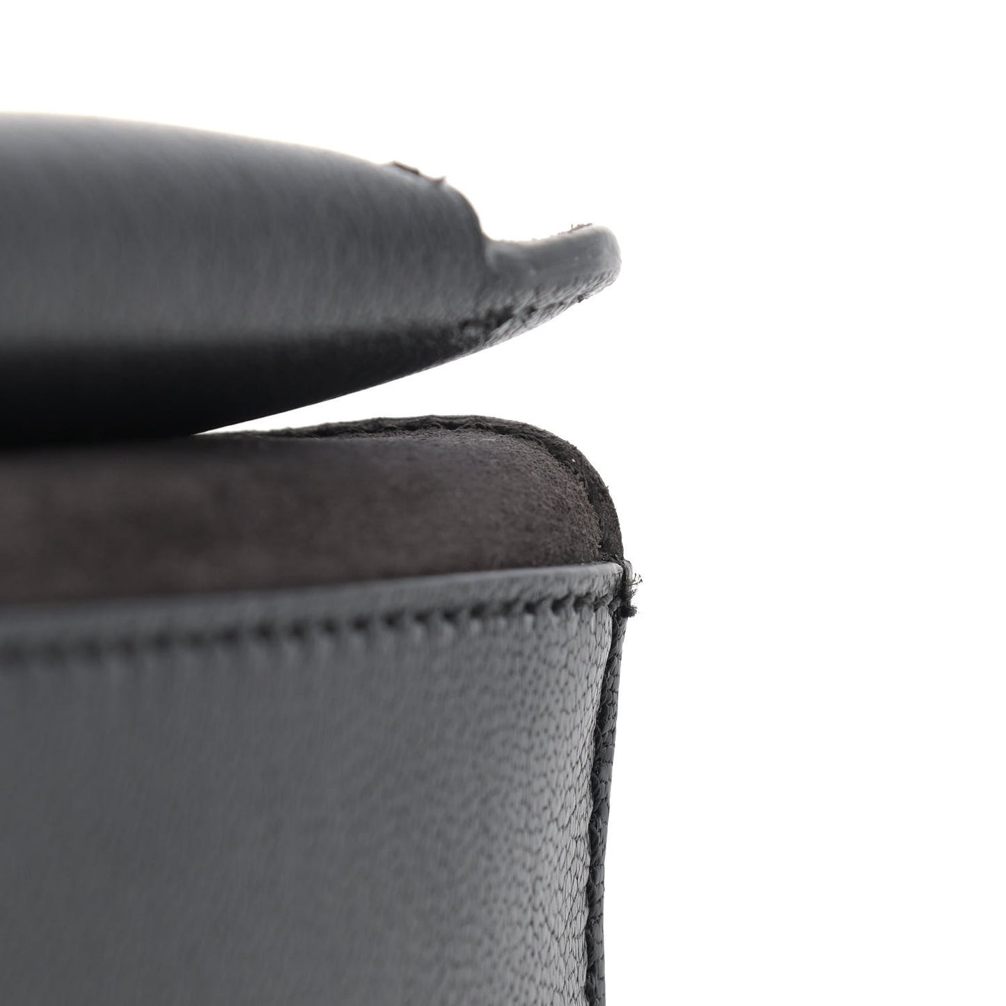 Goatskin Suede Mini GV3 Shoulder Bag Black
