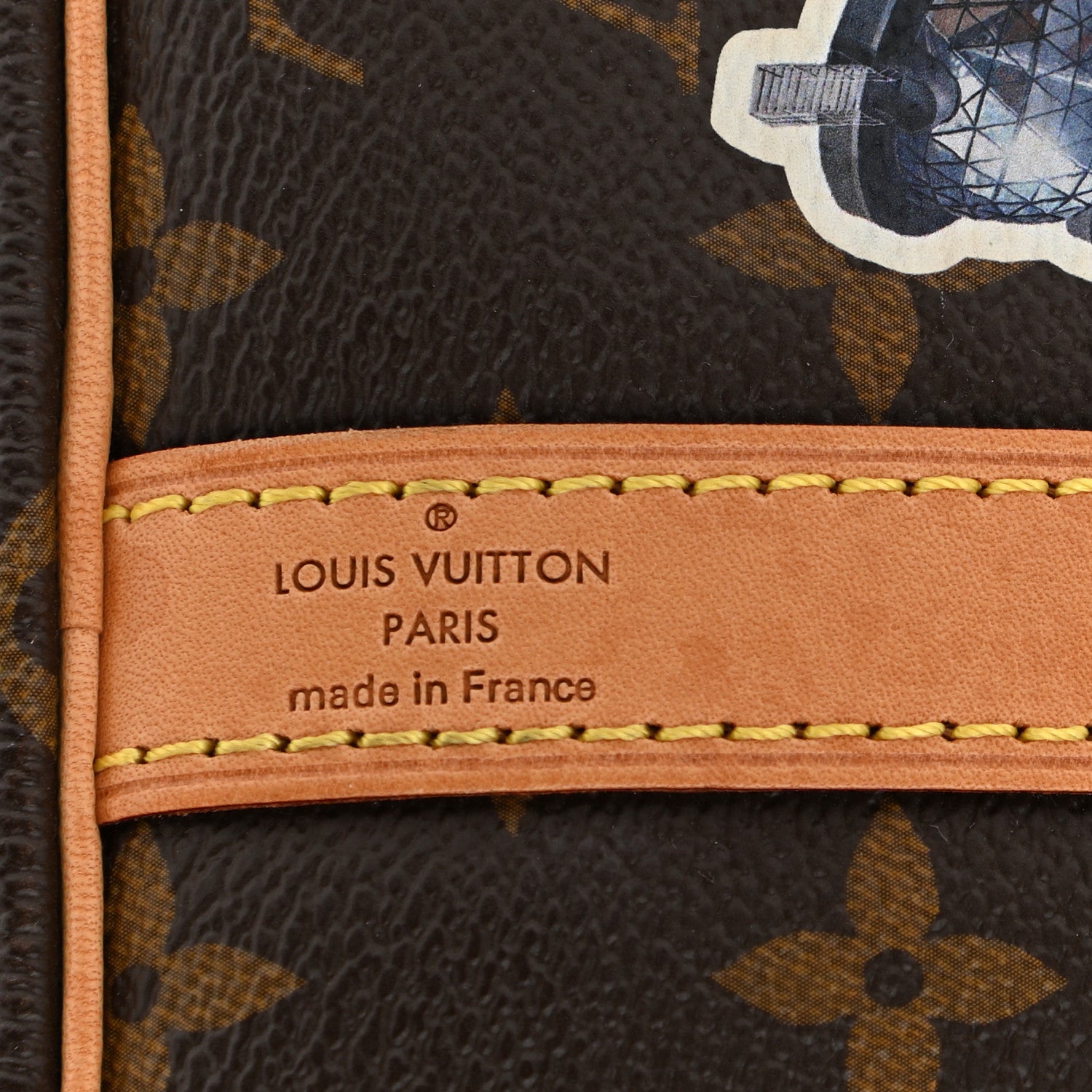 Louis Vuitton Monogram World Tour Speedy Bandouliere 30 5 of 15