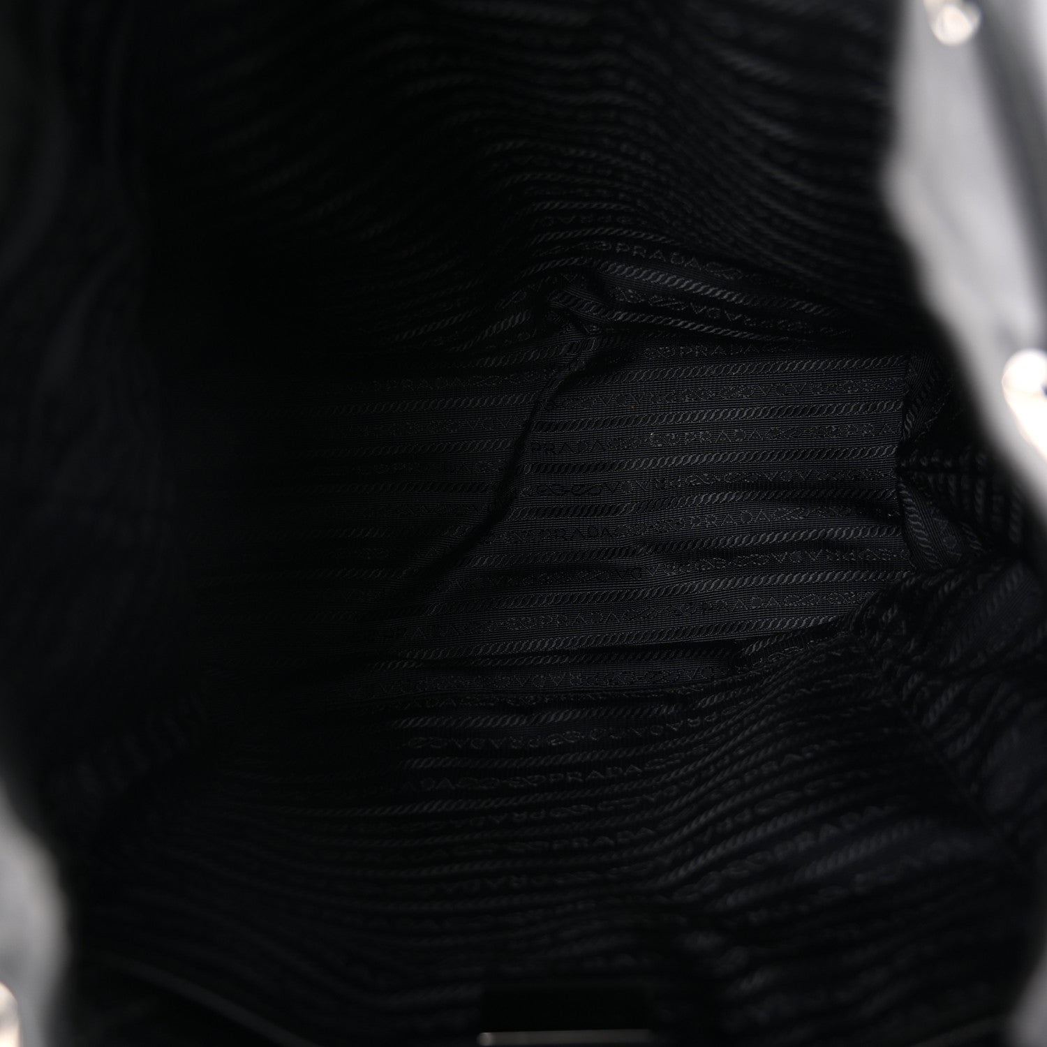Prada Tessuto Nylon Saffiano Medium Backpack Black 5 of 10