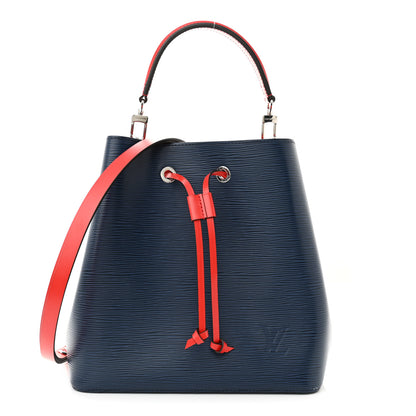 Louis Vuitton Epi Neonoe Indigo Coquelicot 1 of 11