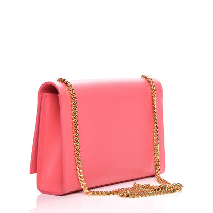 Saint Laurent Grain De Poudre Medium Classic Monogram Kate Satchel Rose Clair 3 of 9