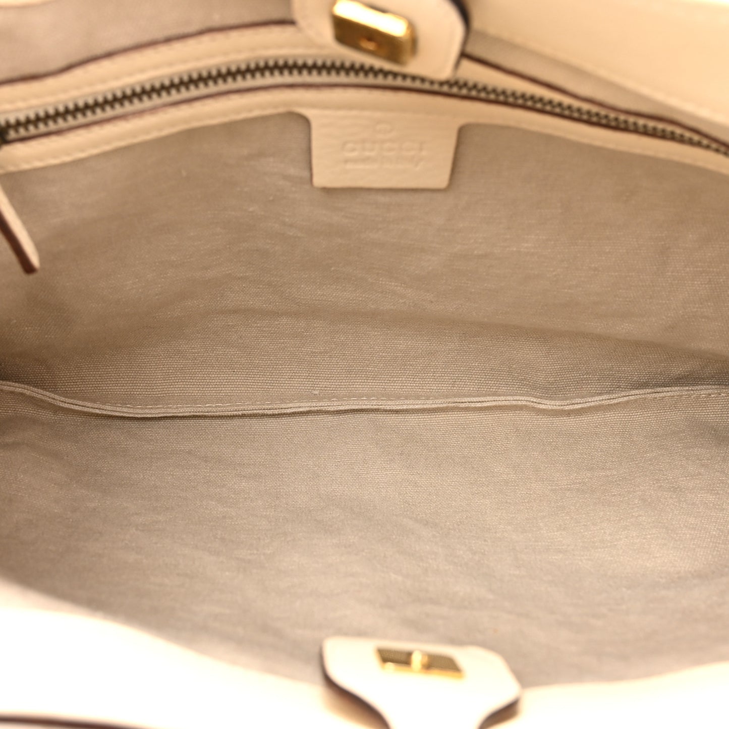 Calfskin Bamboo Top Handle Hobo Ivory