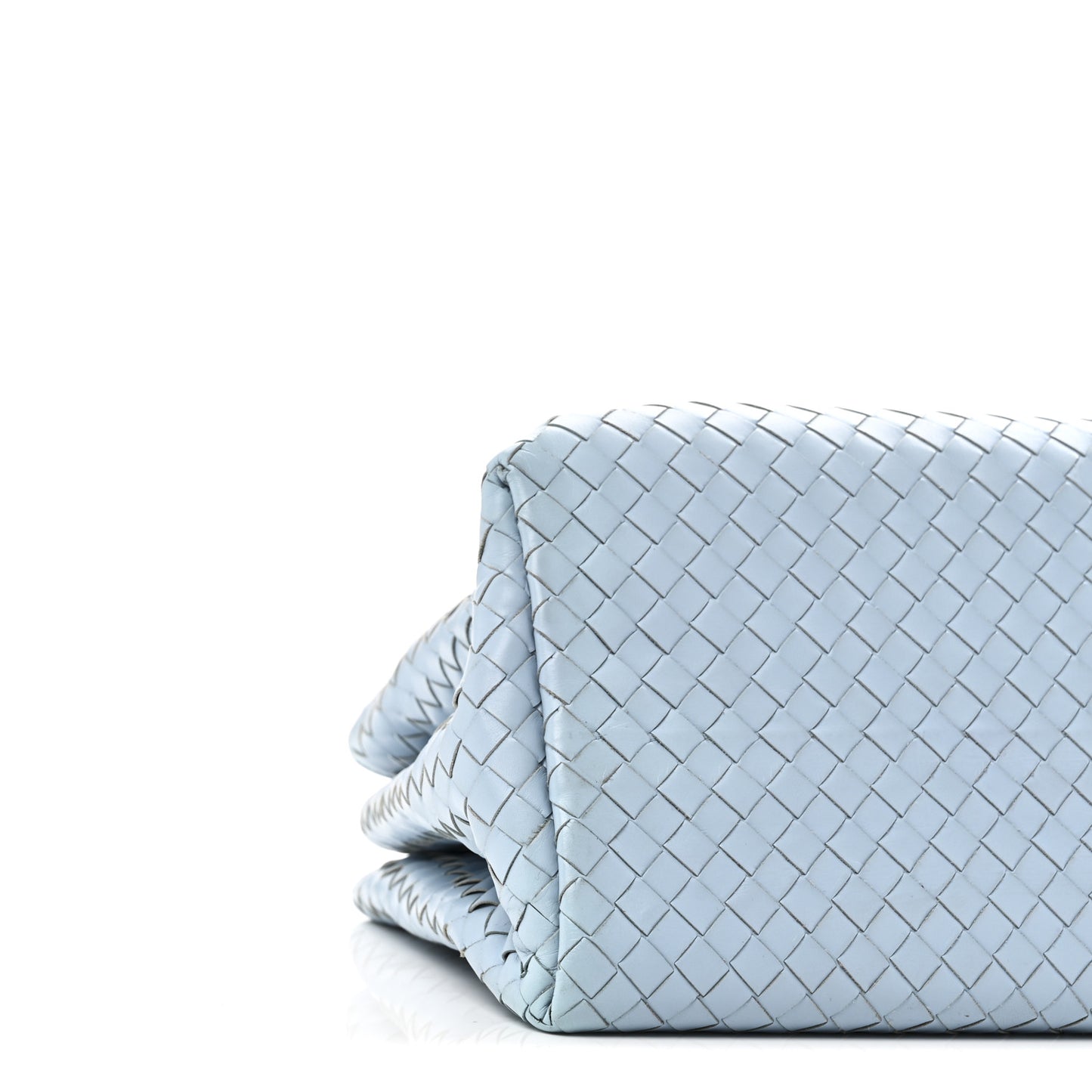 Nappa Intrecciato Small Roma Tote Topazio