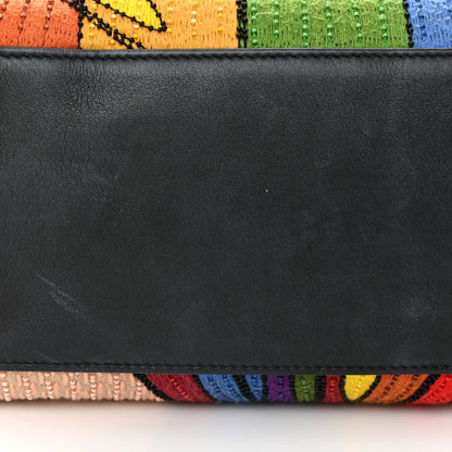 Christian Dior Silk Calfskin Beaded Tarot Judgement Medium Lady Dior Multicolor 16 of 24