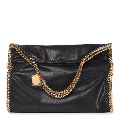Stella McCartney Shaggy Deer Falabella Fold Over Tote Black 1 of 7