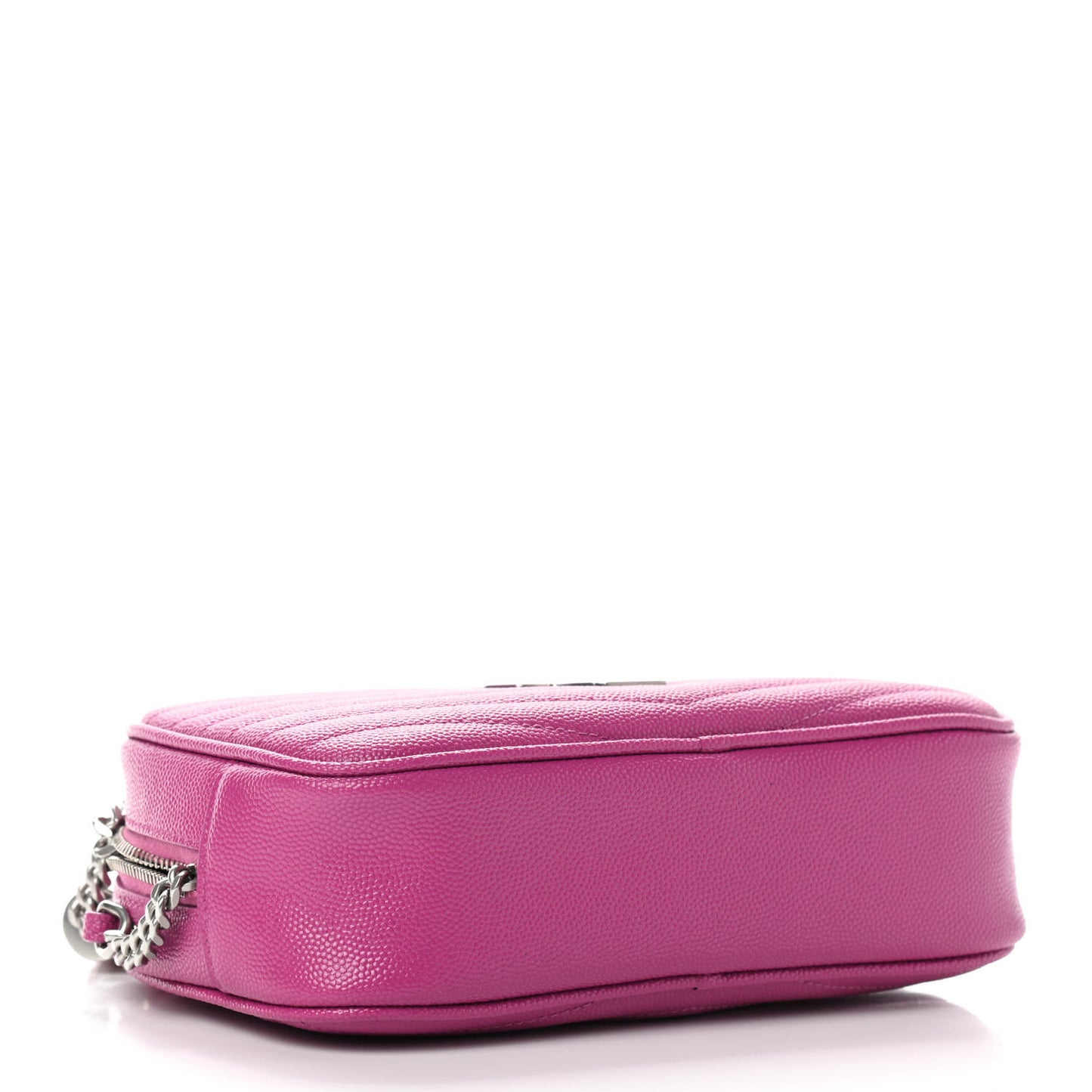Grain De Poudre Matelasse Monogram Mini Lou Camera Bag Bright Pink