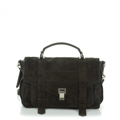 Proenza Schouler Suede Medium PS1 Satchel Pepe 1 of 7