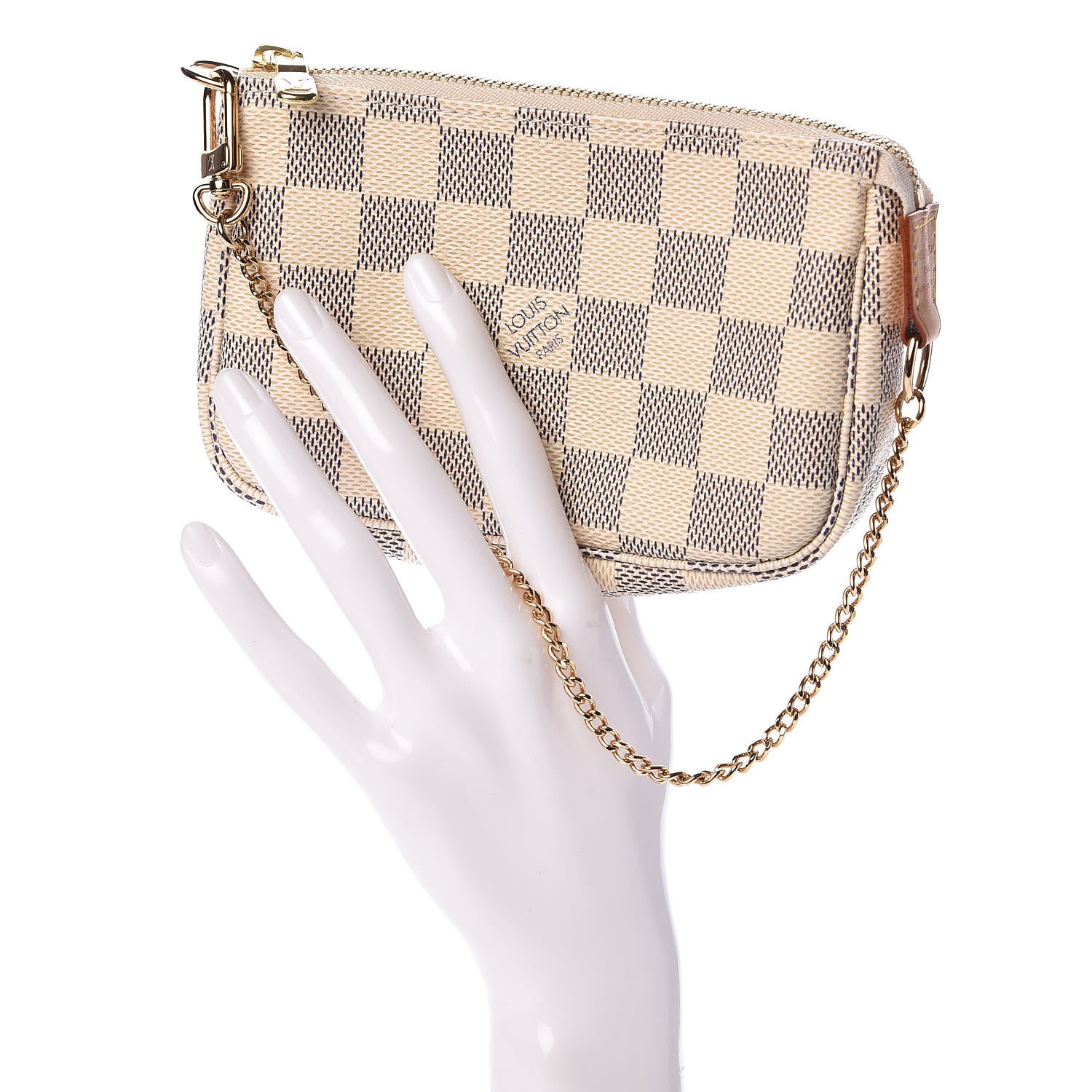 Louis Vuitton Damier Azur Mini Pochette Accessories 2 of 7