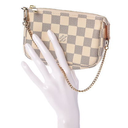 Louis Vuitton Damier Azur Mini Pochette Accessories 2 of 7