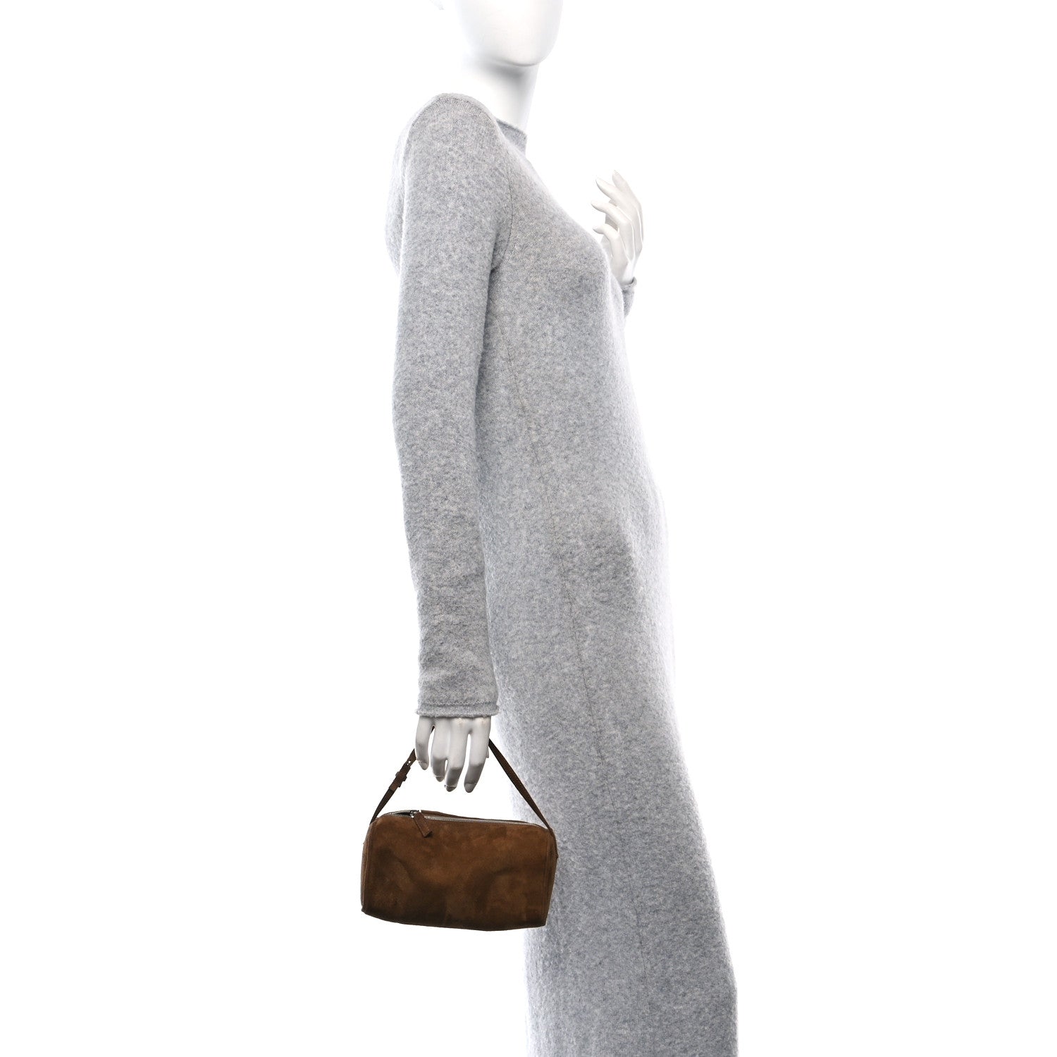 The Row Suede 90's Bag Camel 2 of 10