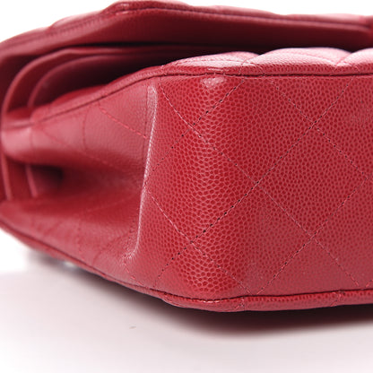 Chanel Caviar Quilted Medium Double Flap Pink 9 of 11