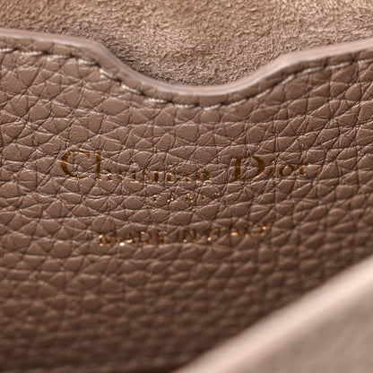Christian Dior Grained Calfskin Medium Bobby Flap Taupe 6 of 10