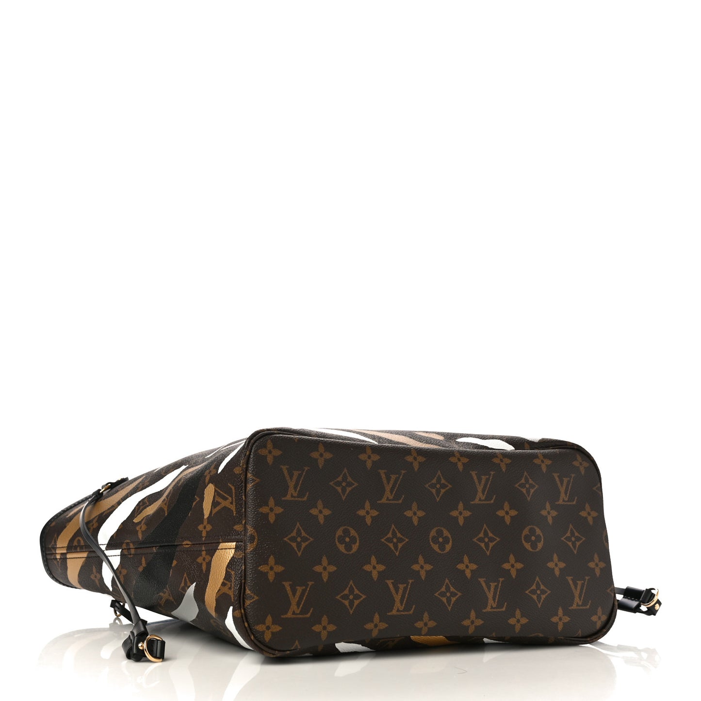 X LOL Monogram Neverfull MM Gold Silver