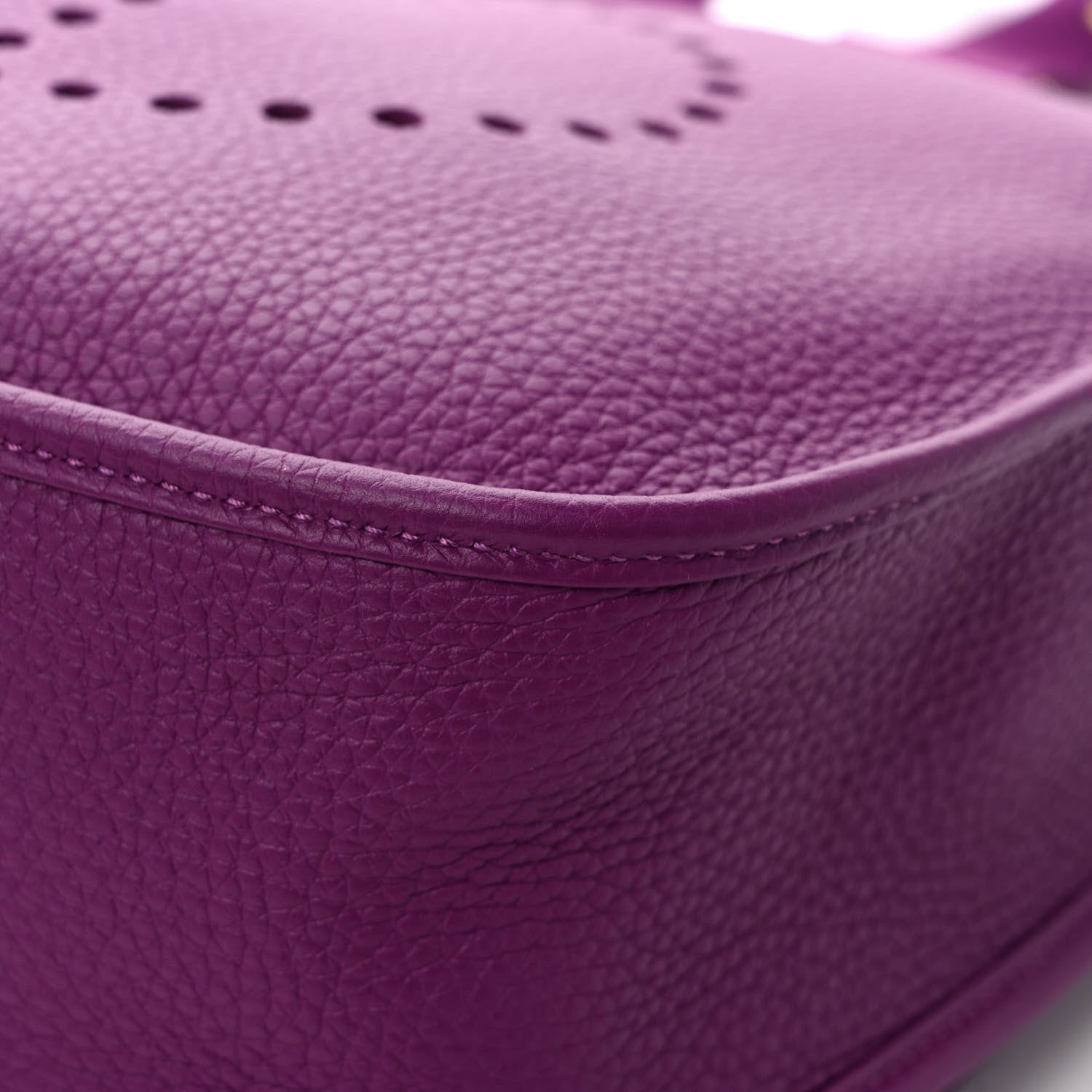 Hermes Taurillon Clemence Evelyne III GM Anemone 10 of 11