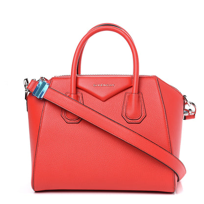 Givenchy Sugar Goatskin Small Antigona Red 1 of 10