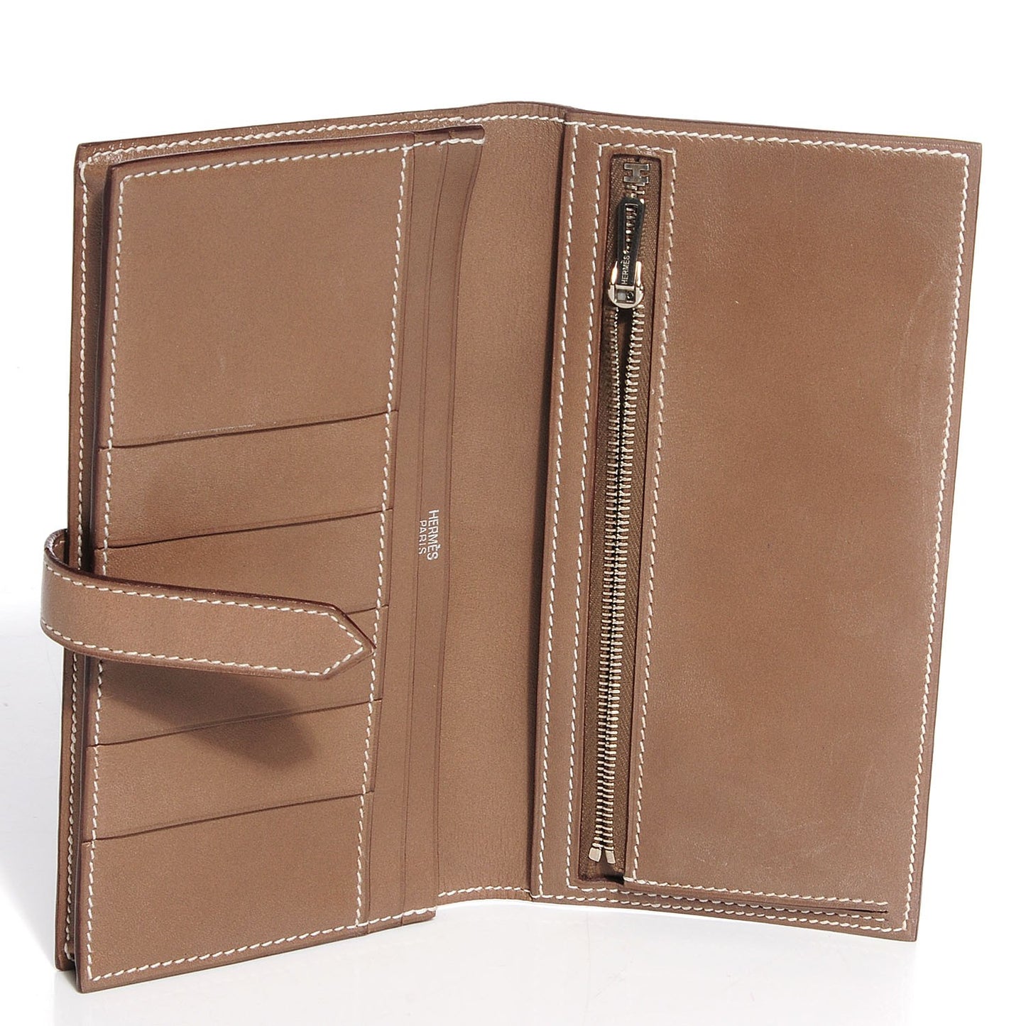 Box Bearn Gusset Wallet Etoupe