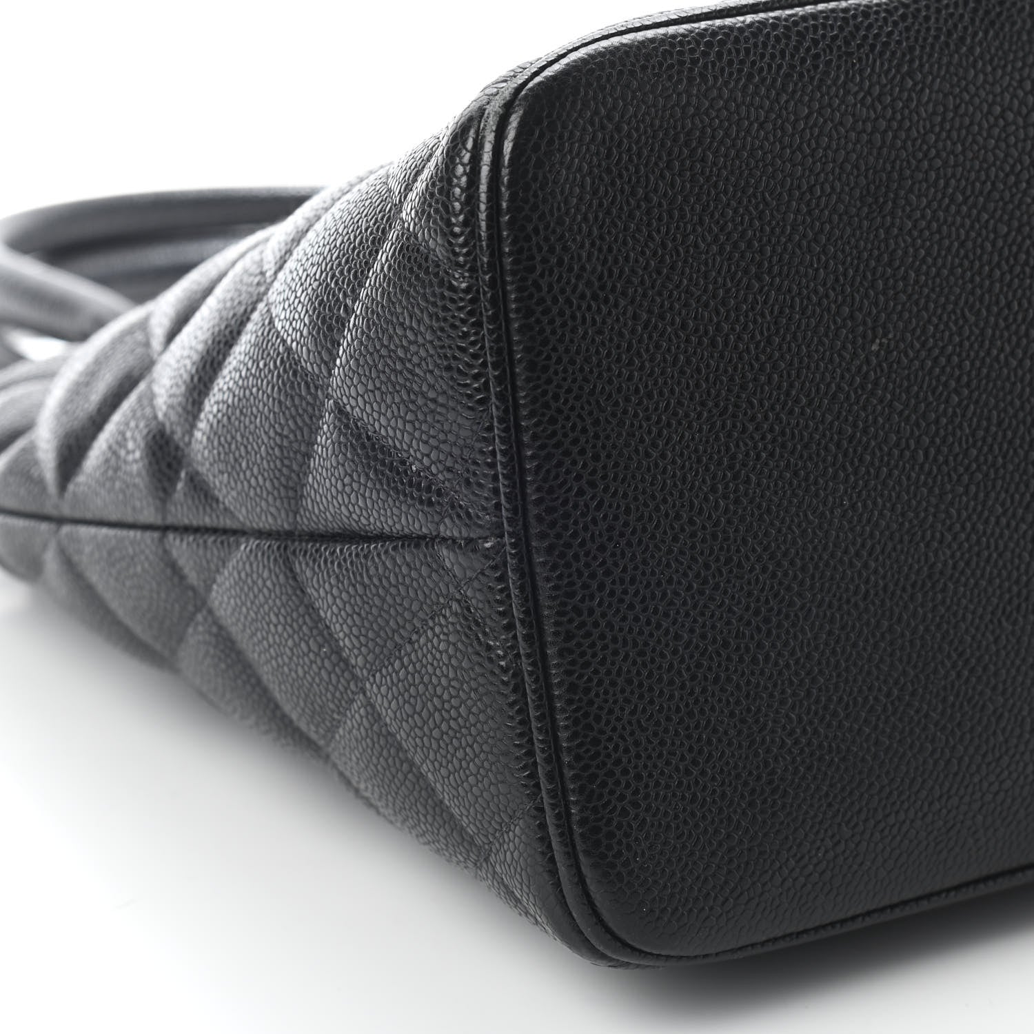 Chanel Caviar Quilted Medallion Tote Black 8 of 9