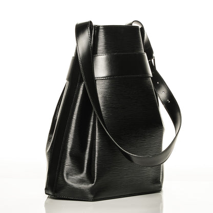 Louis Vuitton Epi Sac D'Epaule Black 3 of 6