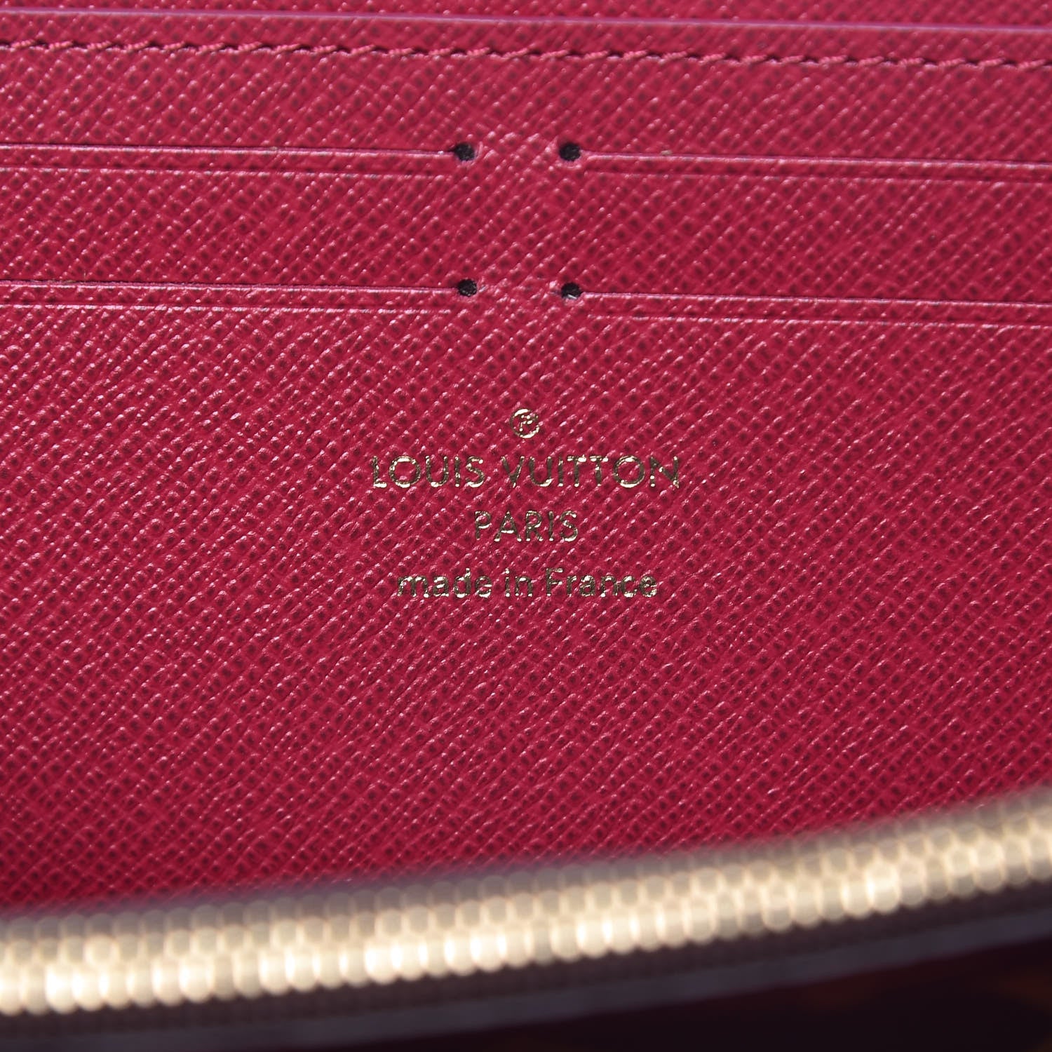 Louis Vuitton Monogram Clemence Wallet Fuchsia 6 of 7