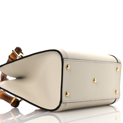 Gucci Wonka Grain Calfskin Mini Diana Tote Bag Mystic White 9 of 13