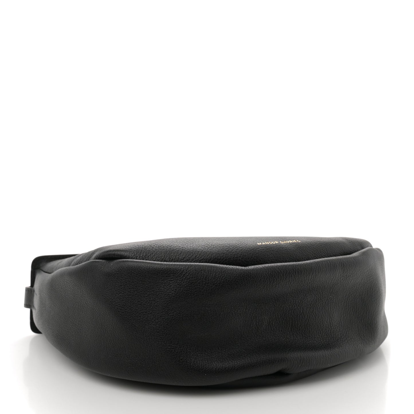 Soft Calfskin Moon Sling Bag Black