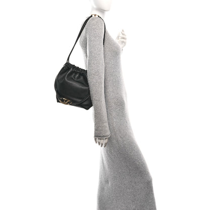 Valentino Garavani Nappa Vlogo Pouf Bucket Bag Black 2 of 9