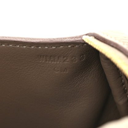 Hermes Taurillon Clemence Maxi Quadrille Mini Lindy 20 Etoupe Chai Nata Bleu Brume 7 of 13