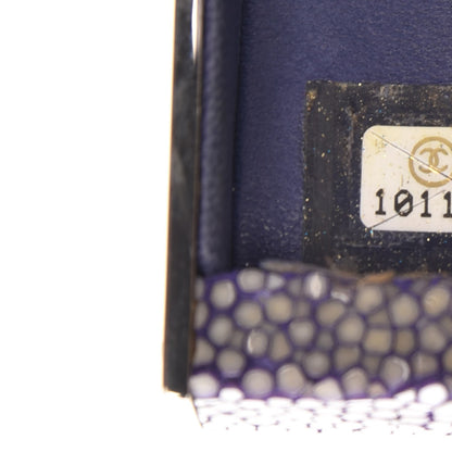 Chanel Stingray Box Clutch Blue 7 of 7