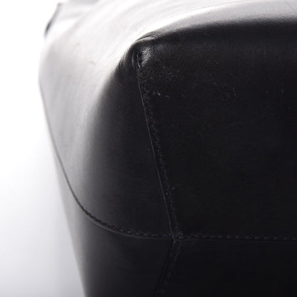 Mansur Gavriel Vegetable Tanned Calfskin Bucket Bag Black Royal 8 of 11