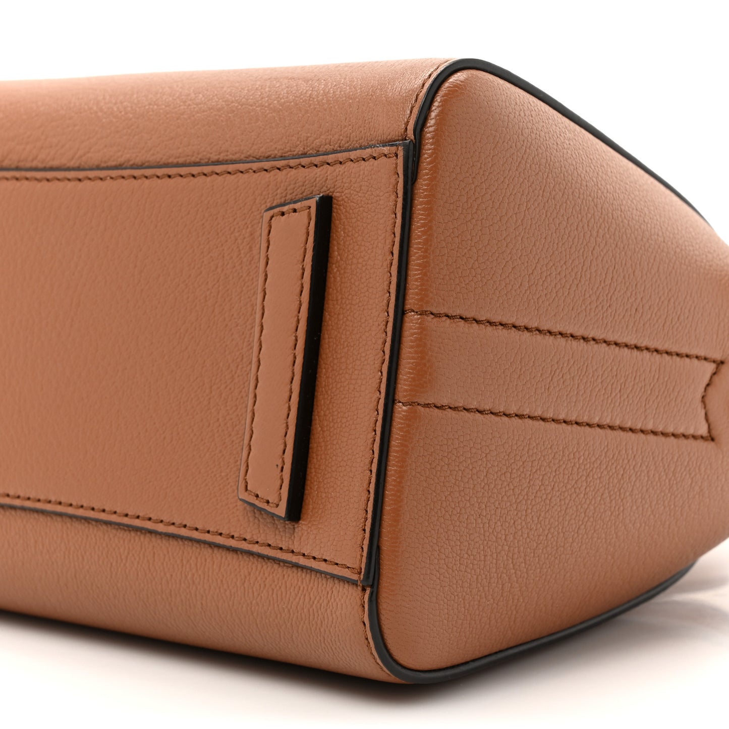Sugar Goatskin Mini Antigona Pony Brown