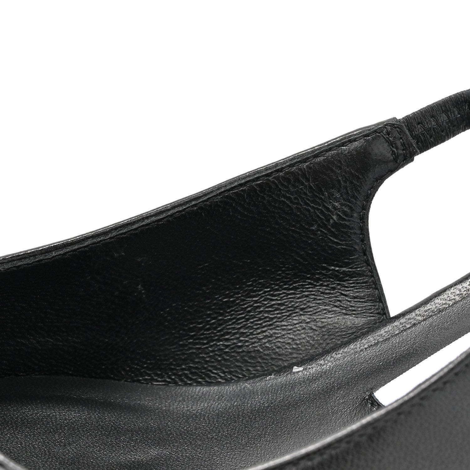 Jimmy Choo Nappa Amel 50 Slingback Pumps 36.5 Black 10 of 13