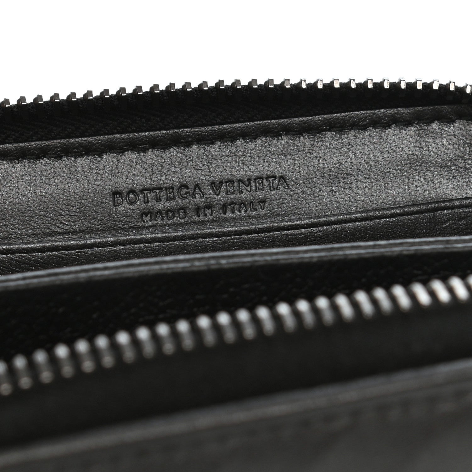 Bottega Veneta Nappa Intrecciato Zip Around Coin Purse Black 6 of 7
