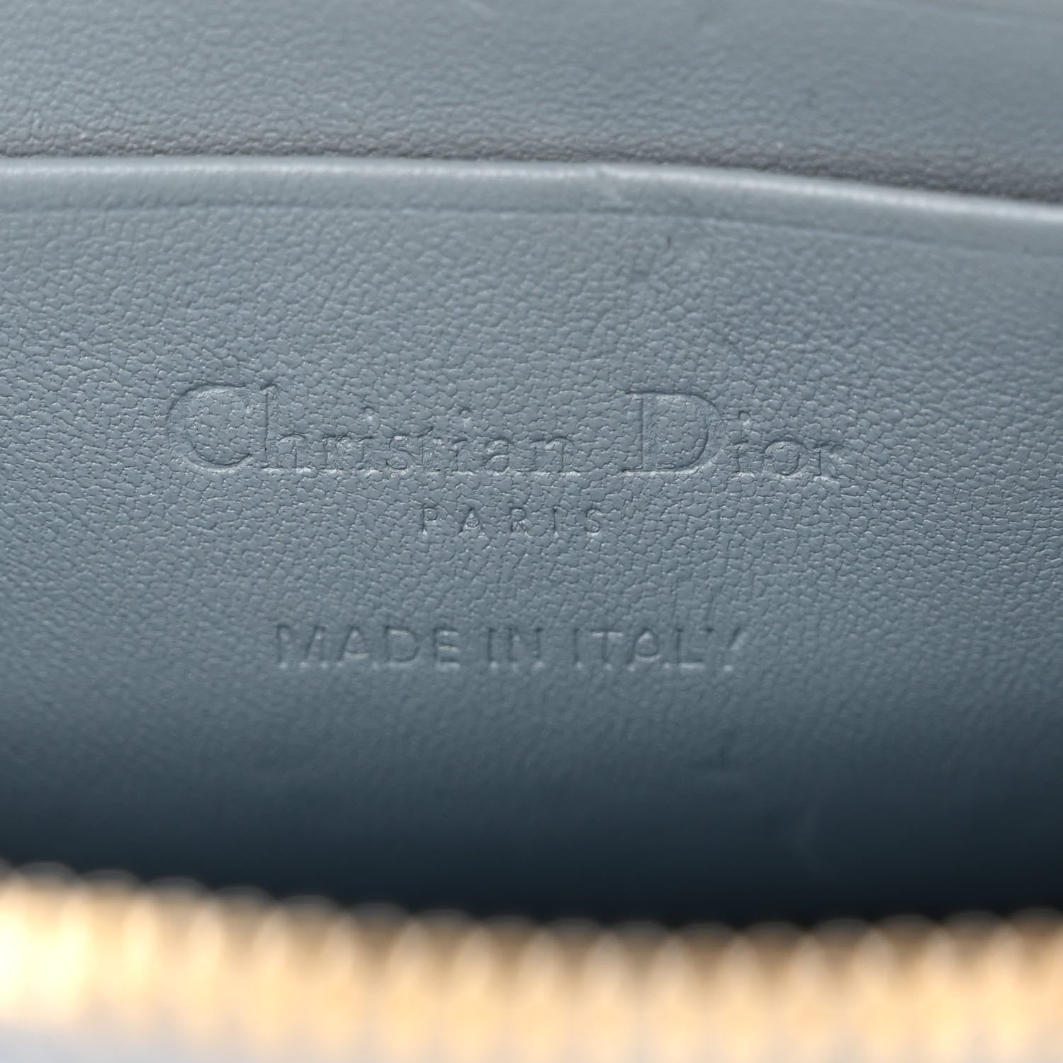 Christian Dior Lambskin Cannage Lady Dior Phone Holder Cloud Blue 6 of 10